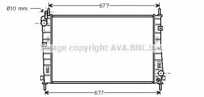 AVA QUALITY COOLING fda2335 -  Радиатор, охлаждение двигателя